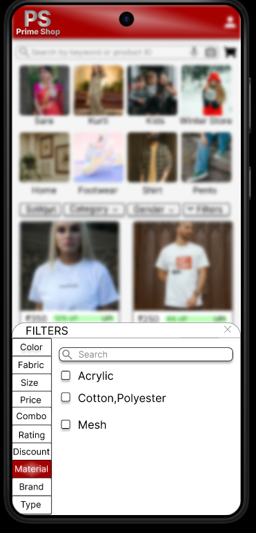 Material Filter