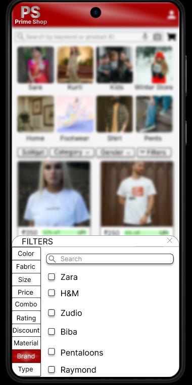 Brand Filter