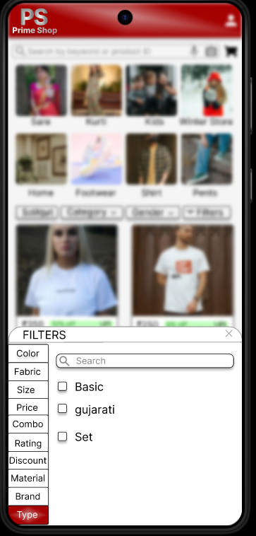 Type Filter