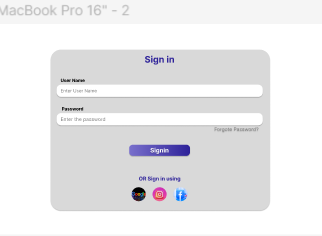 Login Screen