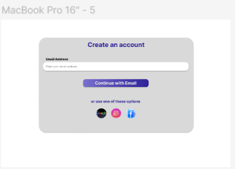 Create Account
